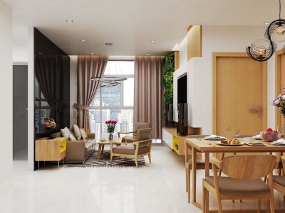 Thiết kế nội thất chung cư Mrs Tâm – Gold Tower Nguyễn Trãi